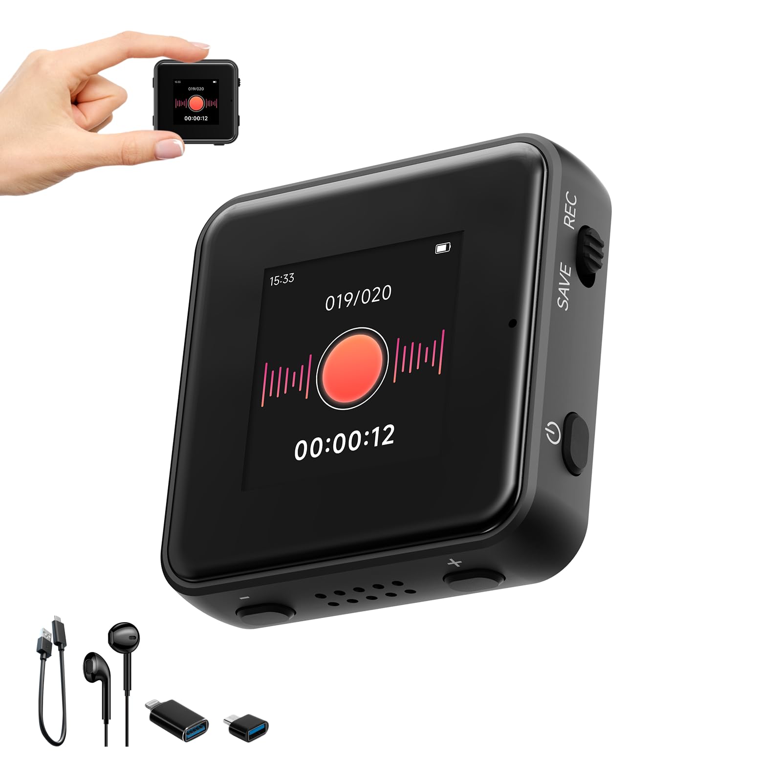 Amazon.com: 128GB Digital Voice Recorder with Playback
